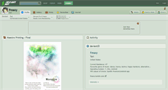 Desktop Screenshot of freaxy.deviantart.com