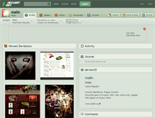 Tablet Screenshot of mailn.deviantart.com