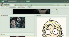 Desktop Screenshot of anzabelle.deviantart.com