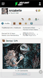 Mobile Screenshot of anzabelle.deviantart.com
