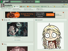 Tablet Screenshot of anzabelle.deviantart.com