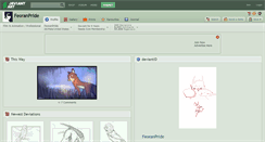 Desktop Screenshot of feoranpride.deviantart.com