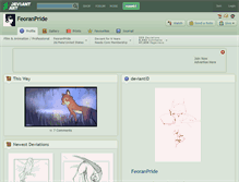 Tablet Screenshot of feoranpride.deviantart.com