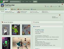 Tablet Screenshot of froufrou-chan.deviantart.com