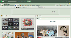 Desktop Screenshot of never-mor.deviantart.com