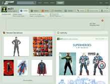 Tablet Screenshot of ez31.deviantart.com