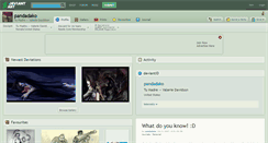 Desktop Screenshot of pandadako.deviantart.com