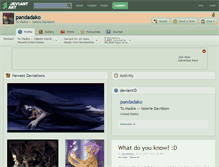Tablet Screenshot of pandadako.deviantart.com
