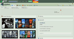 Desktop Screenshot of helloblack.deviantart.com