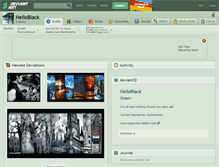 Tablet Screenshot of helloblack.deviantart.com