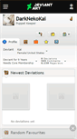 Mobile Screenshot of darknekokai.deviantart.com