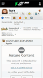 Mobile Screenshot of isura.deviantart.com
