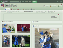 Tablet Screenshot of happyrootcosplay.deviantart.com