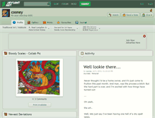 Tablet Screenshot of cooney.deviantart.com