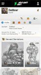Mobile Screenshot of dalbear.deviantart.com