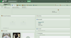 Desktop Screenshot of dragon7777.deviantart.com