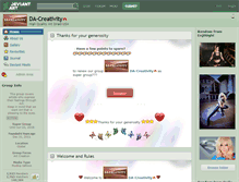 Tablet Screenshot of da-creativity.deviantart.com