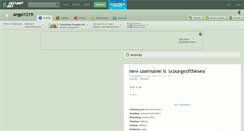 Desktop Screenshot of angel1219.deviantart.com