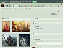 Tablet Screenshot of mtugrul.deviantart.com