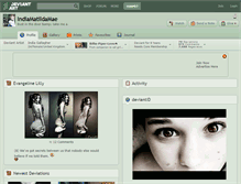 Tablet Screenshot of indiamatildamae.deviantart.com