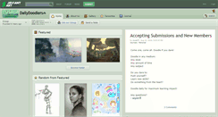 Desktop Screenshot of dailydoodlers.deviantart.com