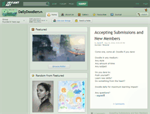 Tablet Screenshot of dailydoodlers.deviantart.com