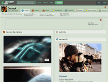Tablet Screenshot of dennek.deviantart.com