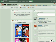 Tablet Screenshot of marshall-lee-fc.deviantart.com