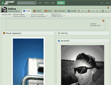 Tablet Screenshot of bobina.deviantart.com