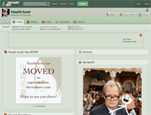 Tablet Screenshot of houshi-luver.deviantart.com