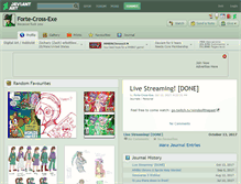 Tablet Screenshot of forte-cross-exe.deviantart.com
