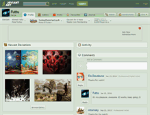 Tablet Screenshot of futtu.deviantart.com