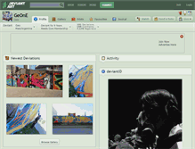 Tablet Screenshot of geone.deviantart.com