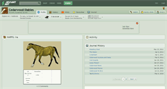 Desktop Screenshot of cedarwood-stables.deviantart.com