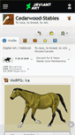 Mobile Screenshot of cedarwood-stables.deviantart.com