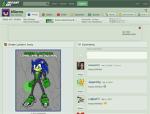 Tablet Screenshot of killerms.deviantart.com