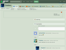 Tablet Screenshot of cheatoaj.deviantart.com
