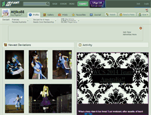 Tablet Screenshot of mijiko88.deviantart.com