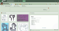 Desktop Screenshot of bethummms.deviantart.com