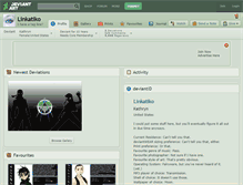 Tablet Screenshot of linkatiko.deviantart.com