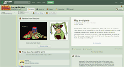 Desktop Screenshot of lucha-raan.deviantart.com