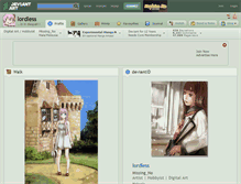 Tablet Screenshot of lordless.deviantart.com