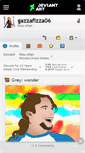 Mobile Screenshot of gazzafizza06.deviantart.com