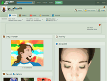 Tablet Screenshot of gazzafizza06.deviantart.com