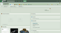 Desktop Screenshot of iconarchive.deviantart.com