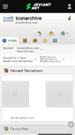 Mobile Screenshot of iconarchive.deviantart.com