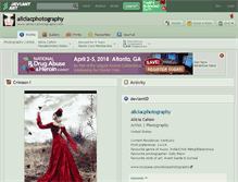 Tablet Screenshot of aliciacphotography.deviantart.com