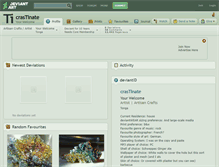 Tablet Screenshot of crastinate.deviantart.com
