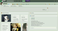 Desktop Screenshot of lythariel.deviantart.com
