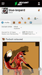 Mobile Screenshot of blue-leopard.deviantart.com